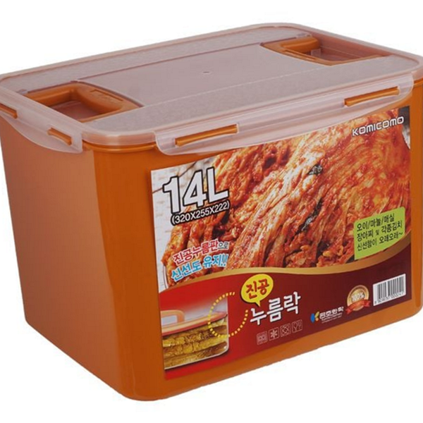 대용량 김치 보관 용기 누름독 밀폐 김치통 김치냉장고 손잡이 - 상품 이미지