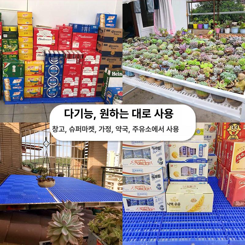 저온파레트 창고 플라스틱 방습판 냉동고 바닥 깔판 매트 업소용 냉동고 저온 저장고 캐비닛 - 상세 이미지 4