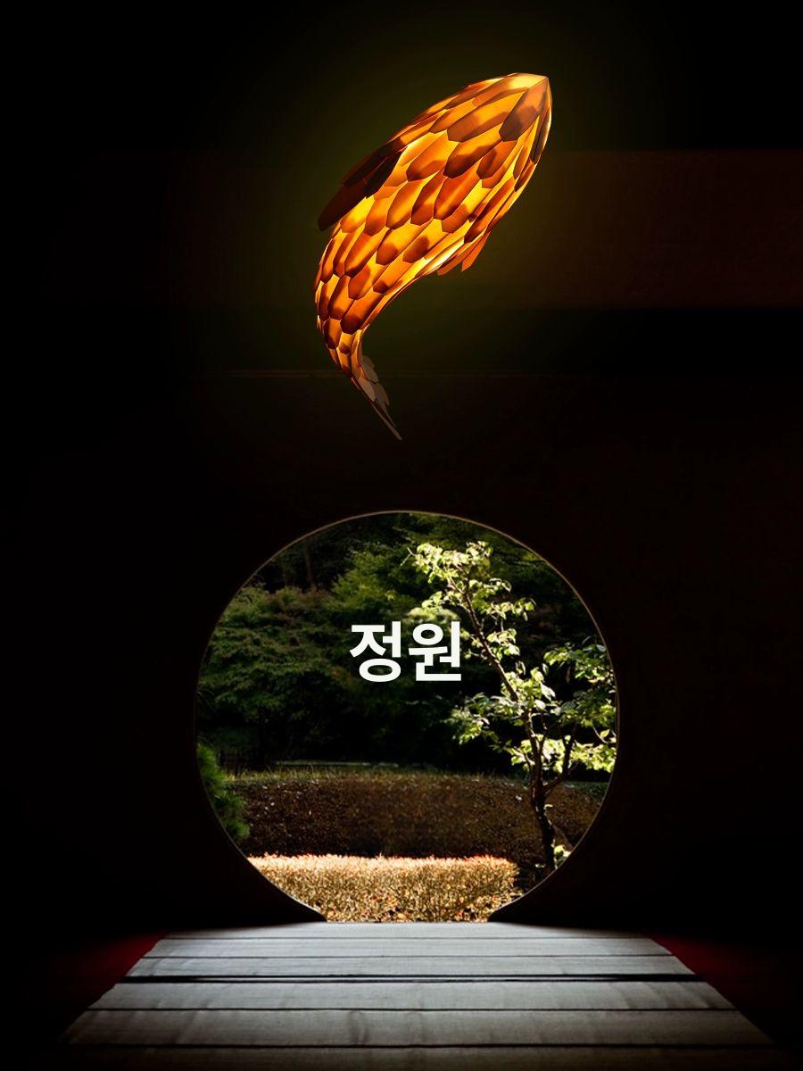 라탄 천장등 이자카야 무드등 샹들리에 주방 복고풍 갓 레스토랑 고래 선술집 대나무등 꽃병 - 상세 이미지 5