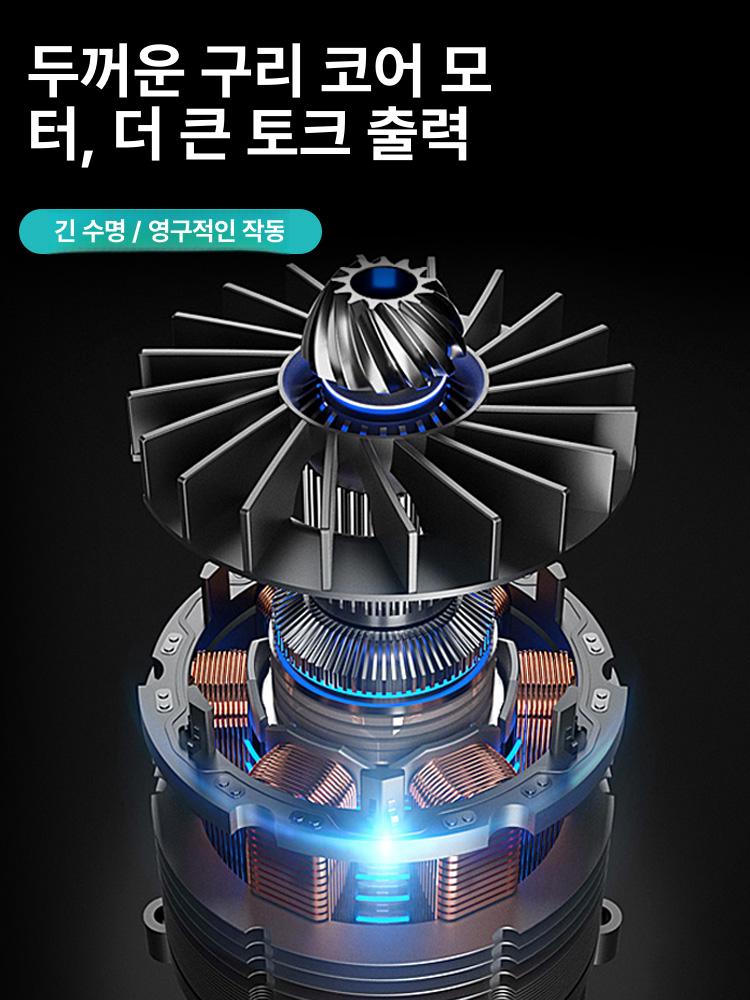 산업용 송풍기 충전식 대형 제설 대포 환풍기 배터리 브로워 무선 대형송풍기 낙엽청소 강력 - 상세 이미지 4