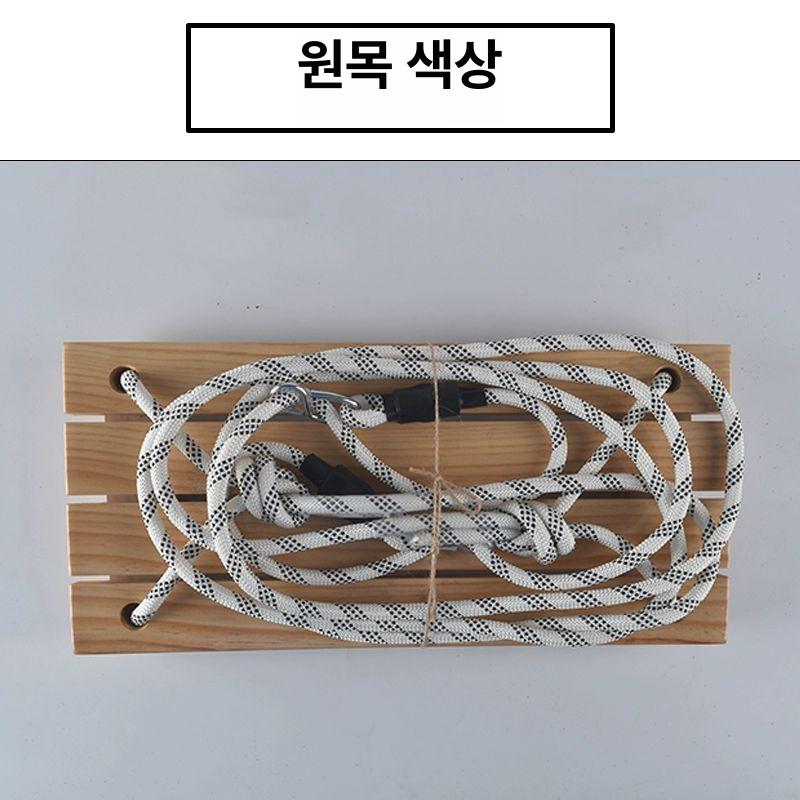 나무그네만들기 야외그네 원목 정원그네 가정용 놀이터 - 상세 이미지 3