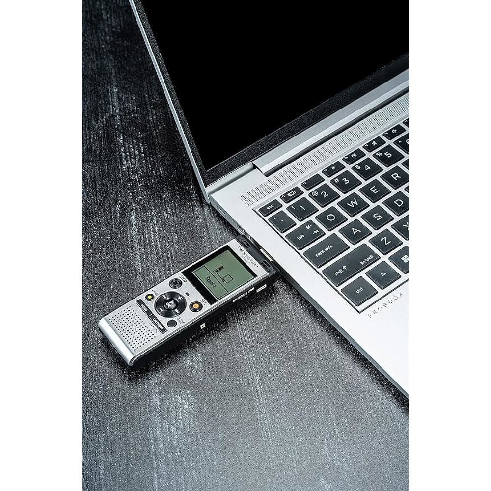 OM 시스템 올림푸스 WS-882 디지털 음성 녹음기, 선형 PCM/MP3 녹음 형식, USB 다이렉트, 4GB 재생 속도 및 볼륨 조정, 파일 인덱스, 선택한 지우기 - 상세 이미지 3