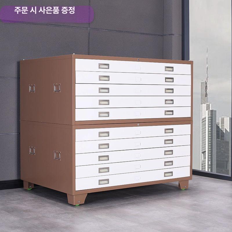 문서 파일함 서랍장 락커 설계 수납함 건축 사무실 서류 캐비넷 설계도 스틸 캐비닛 공사 - 상세 이미지 5