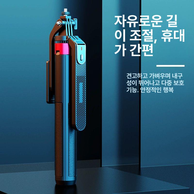 스마트폰 삼각대 셀카봉 짐벌 갤럭시 거치 원더스냅 셀카 핸드폰 욜로 블루투스 - 상세 이미지 4