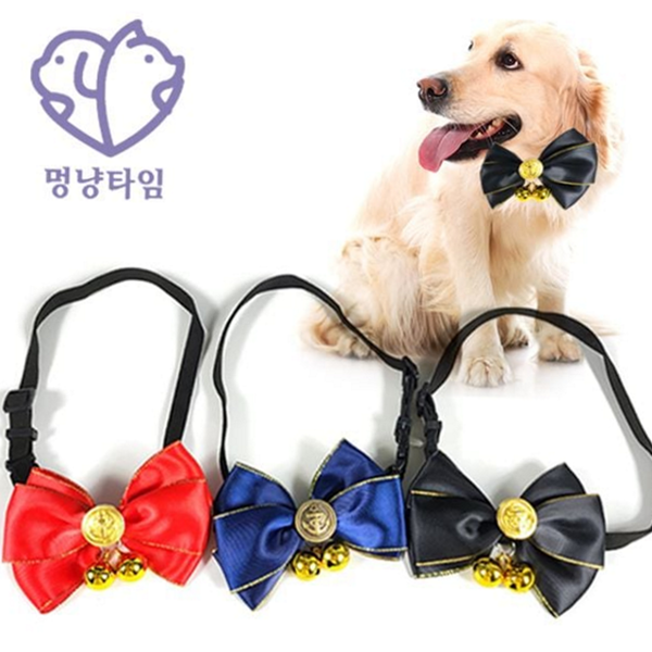 반려동물 강아지 리본 목걸이 애견 고양이 리본 목걸이 넥타이 보타이 - 상품 이미지