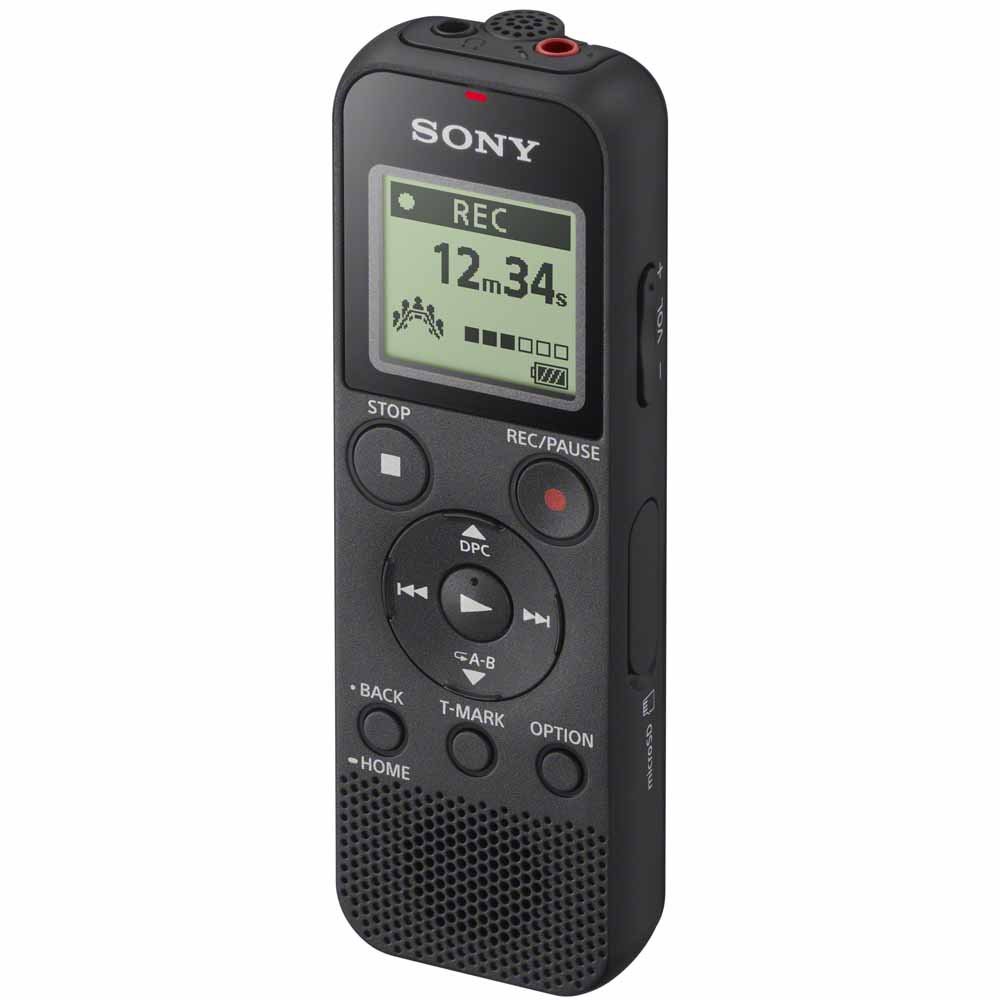 USB 음성 녹음기가 내장된 소니 ICD-PX370 모노 디지털 녹음기, 블랙 1 PX370 - Mono Recorder - 상품 이미지