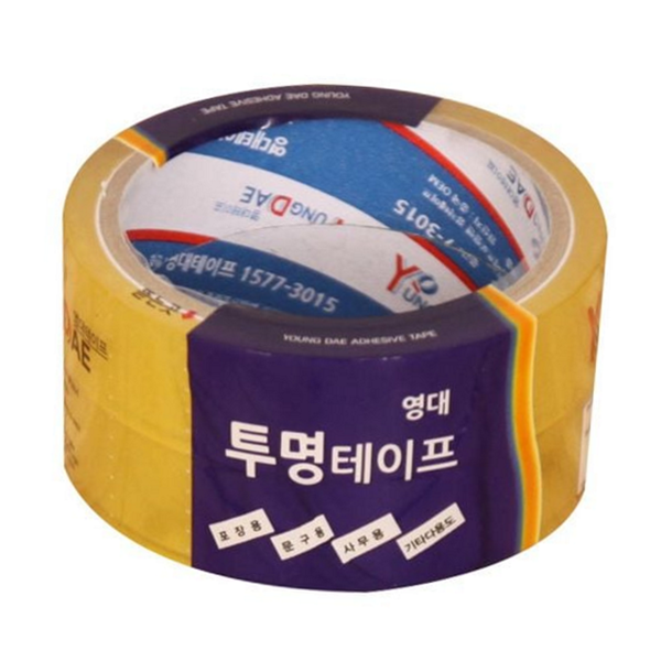 문구용 사무용 opp 테이프 학교용 생활용 opp 테이프 접착 투명 - 상품 이미지