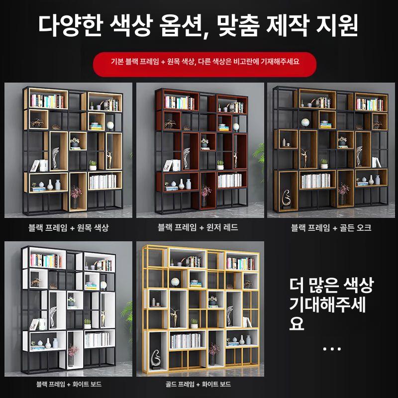 가벽 칸막이 책장 공간분리 철제 식당 업소용 공간 수납 파티션 카페 길이조절 화분파티션 - 상세 이미지 4