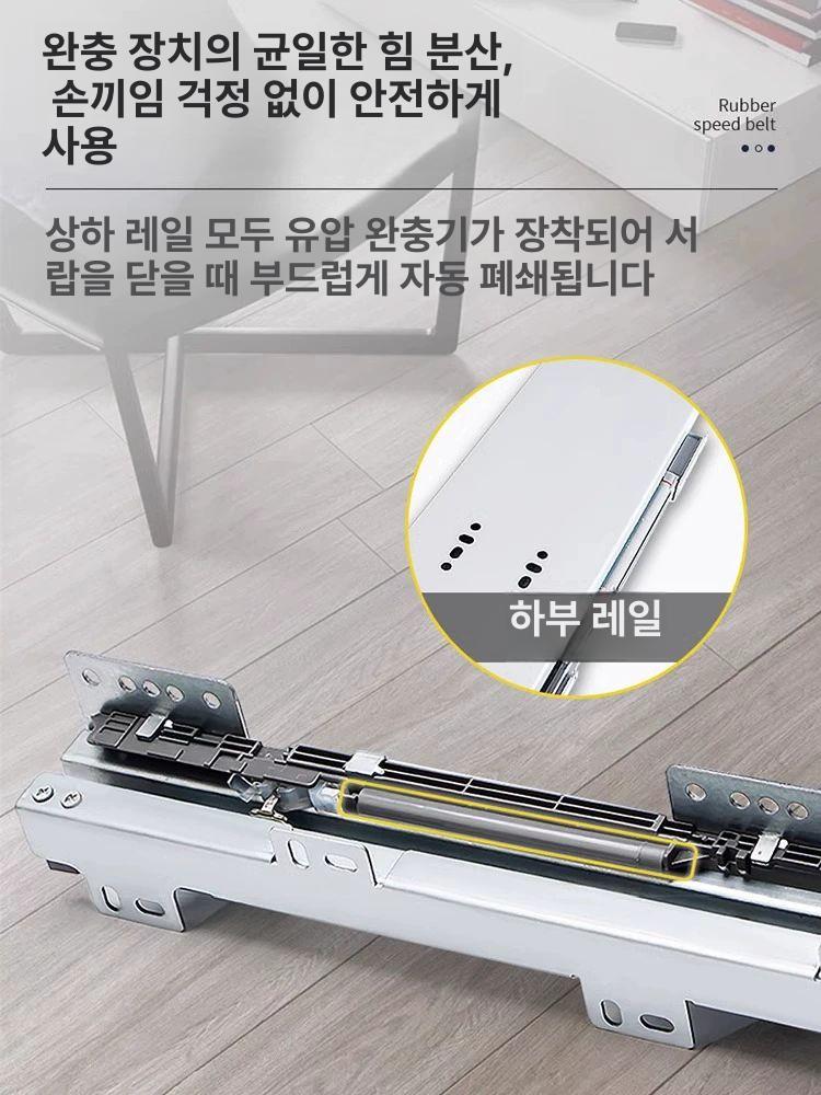 고하중 슬라이드 레일 가구 선반 바닥 슬라이딩 산업용 레일 - 상세 이미지 3