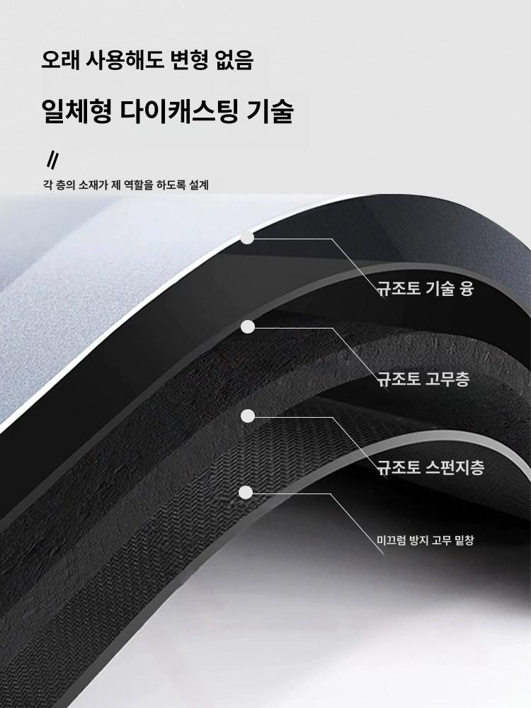 발매트 주방 규조토 코너 패브릭 매트 러그 논슬립 발판 - 상세 이미지 4