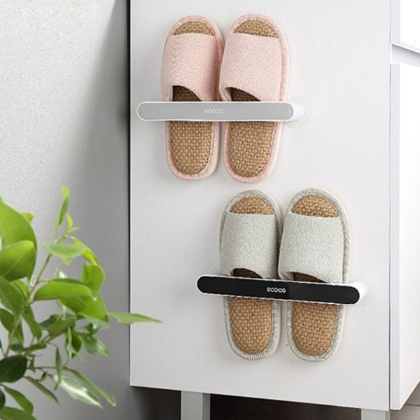 벽걸이 욕실 슬리퍼 걸이 접착식 벽 부착 슬리퍼 정리대 욕실화 - 상품 이미지