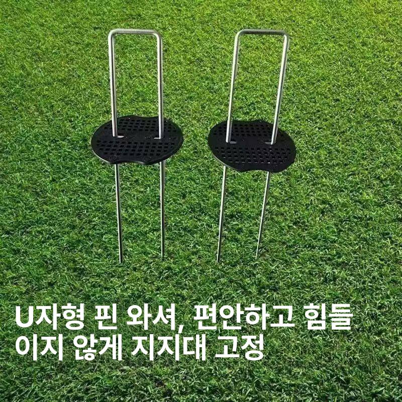 멀칭핀 플라스틱 커버 부직포 매트핀 제초 비닐 고정 잡초 농업용 한 - 상세 이미지 3