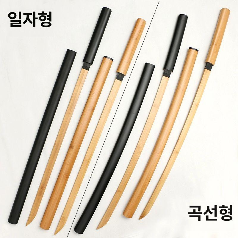 목검 수련용 대나무 훈련 나무 학원 일본도 호신용 목도 무술 연습용 도검 검술 코스프레 - 상세 이미지 4