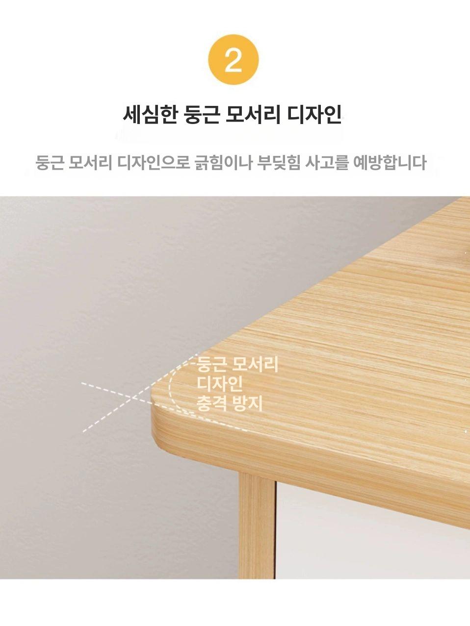 원목 책상 1인용 미니 의자 소형 사무용 데스크 침실 자취방 테이블 심플 서재 학생 - 상세 이미지 5