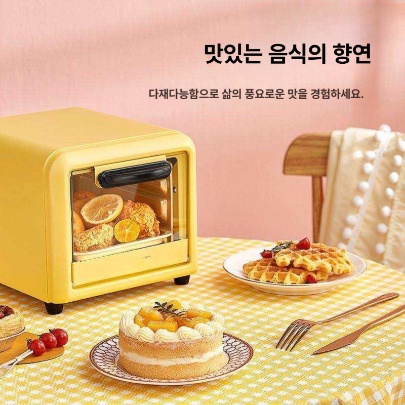 소형 오븐 가정용 홈베이킹 바베큐 멀티 가정용오븐 전기오븐 제빵 삼겹살 그릴 대용량 - 상세 이미지 4