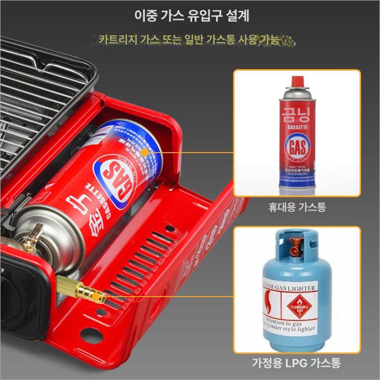 미니화로 양고기 고기굽기 숯불 직화버너 구이용돌판 꼬치 - 상세 이미지 5