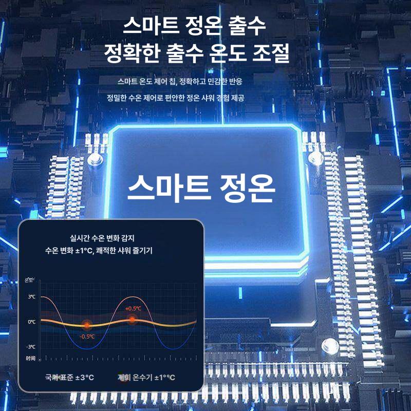 캠핑카 순간온수기 샤워 바닥형 순간 전기 카라반 야외 상향식 목욕 이동식 고출력 급속 - 상세 이미지 2