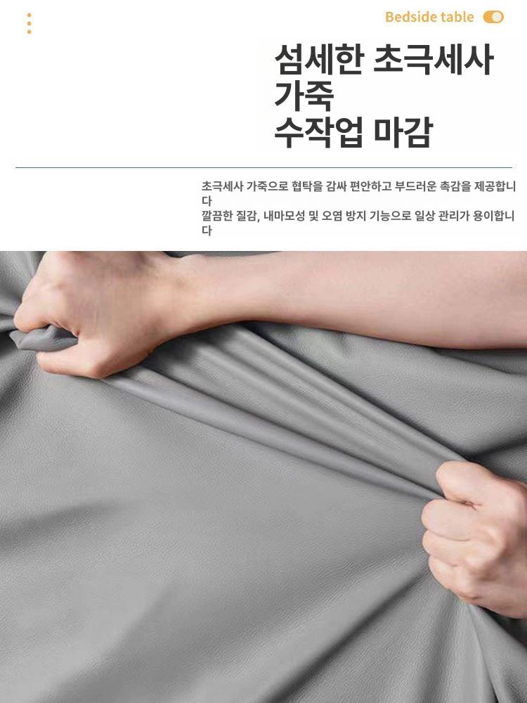 협탁 사이드 테이블 다용도 사이드테이블 원목 탁자 인테리어 선반 책상 수납 틈새 소파 - 상세 이미지 4