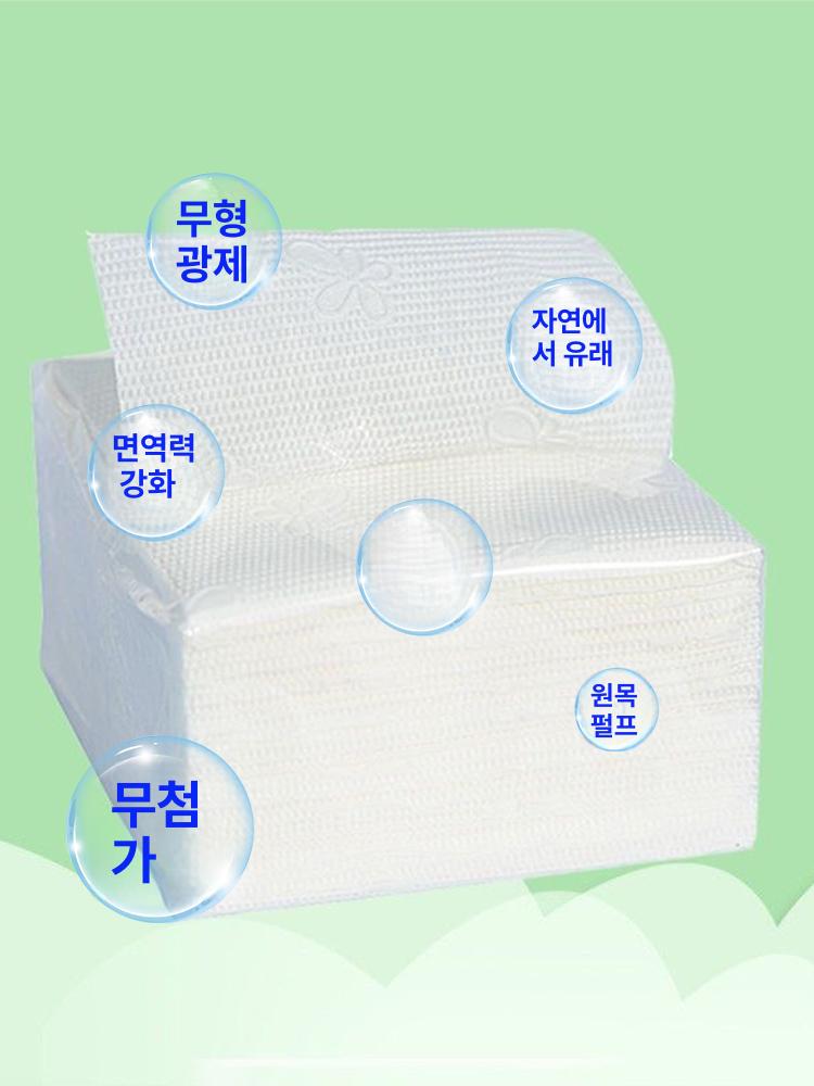 리필용 티슈 팝업 미용 소프트 대용량 휴지 호텔 미니 화장지 페이셜 - 상세 이미지 3