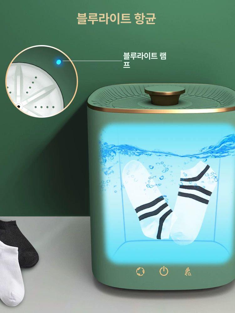 초미니 간편세탁기 빨래삶는기계 업소용 행주세탁기 미니세탁기 속옷 양말 - 상세 이미지 4