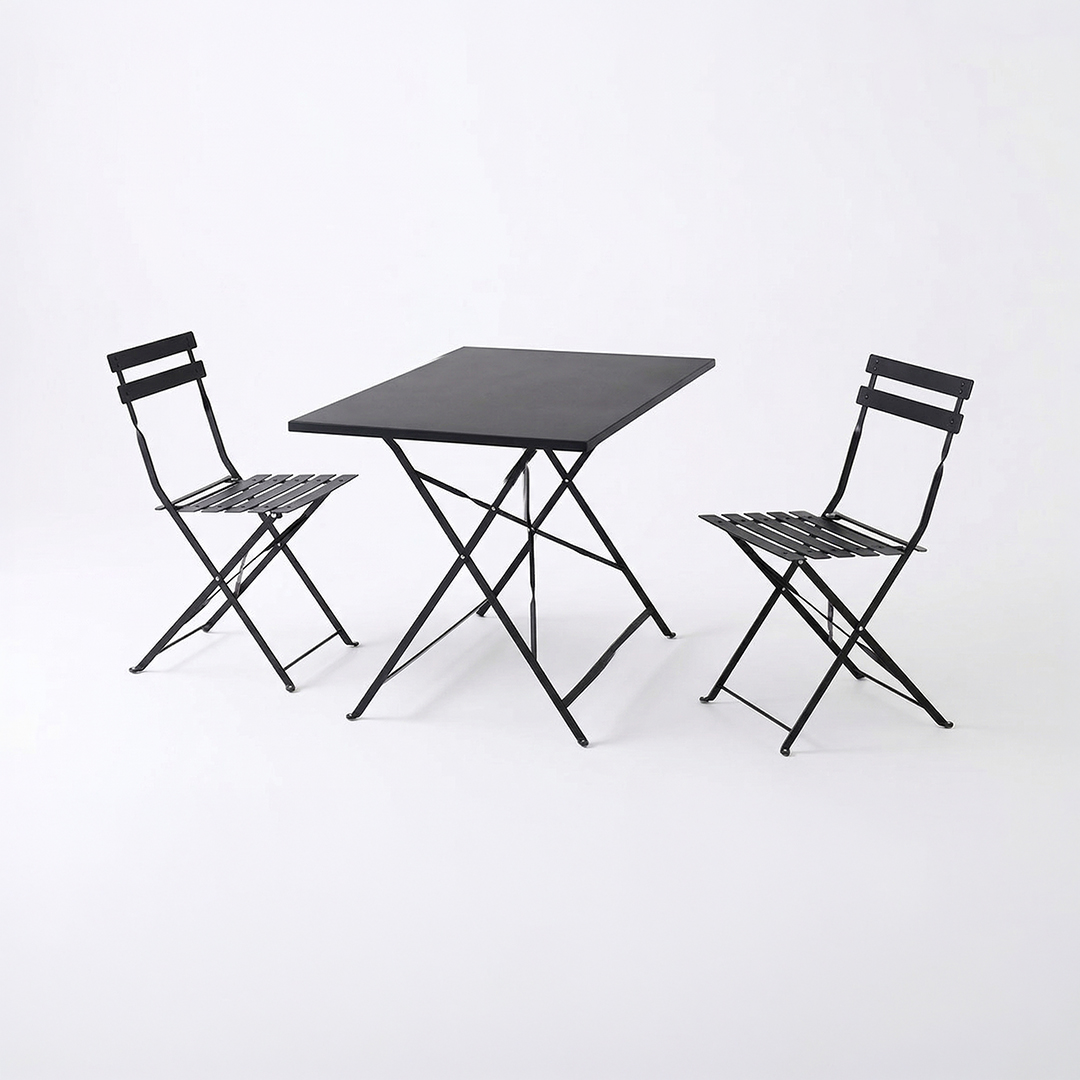 몰튼 2인세트 접이식 빈티지테이블 800 이미지 2