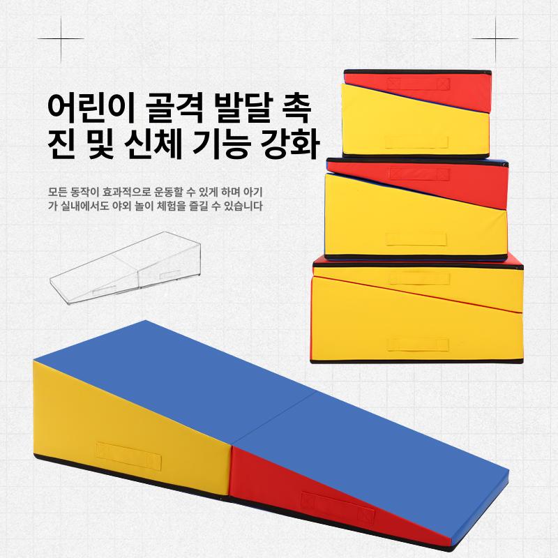 착지매트 경사 구르기 체조매트 유도 스폰지 체육관 삼각형 훈련 덤블링 높이뛰기 - 상세 이미지 3