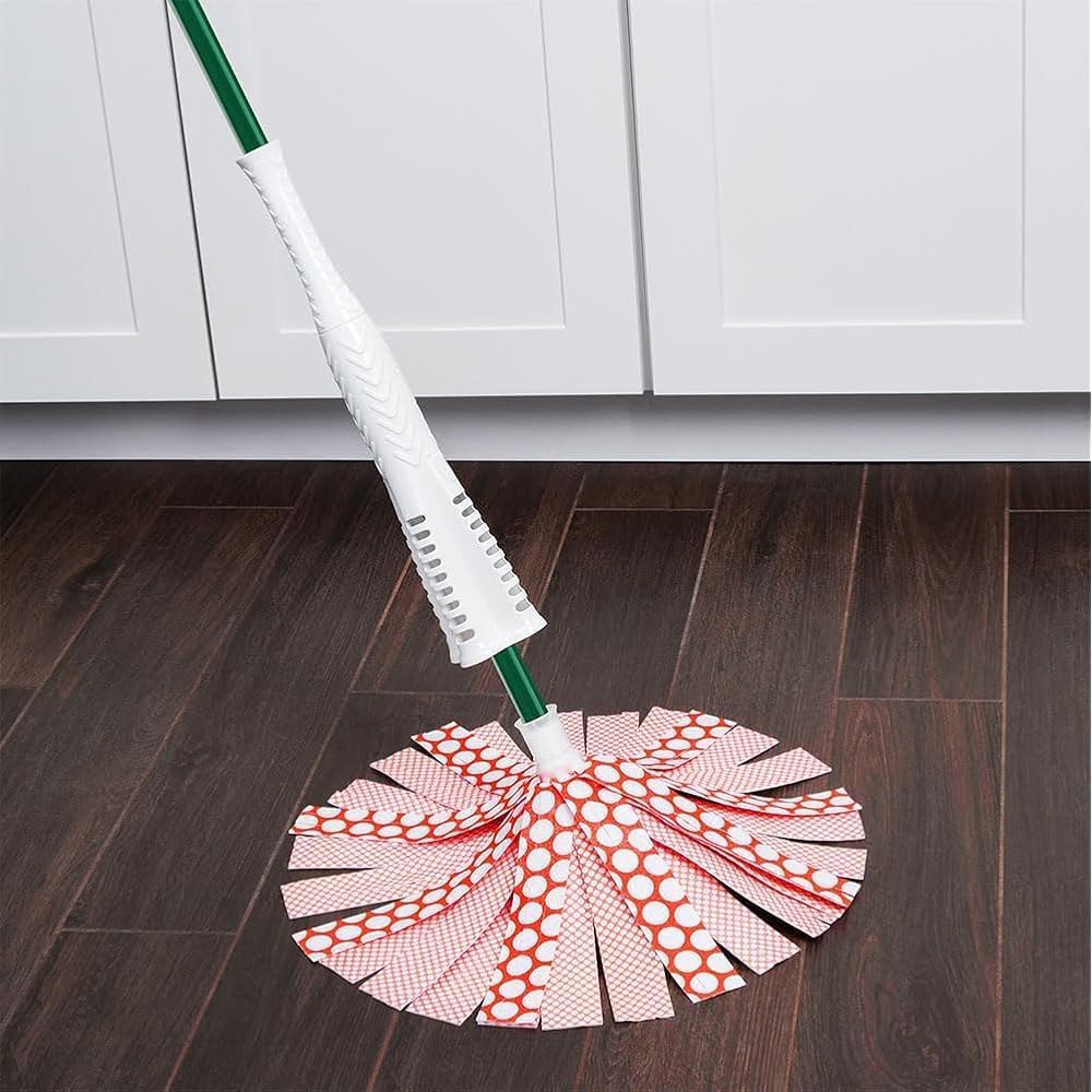 Libman 원더 걸레 머리 교체 | 흡수성 극세사 셀프 링 최고의 리필 세탁기 세척 가능 다목적 바닥 패드 3개 Mop Head Replacement - 상세 이미지 2