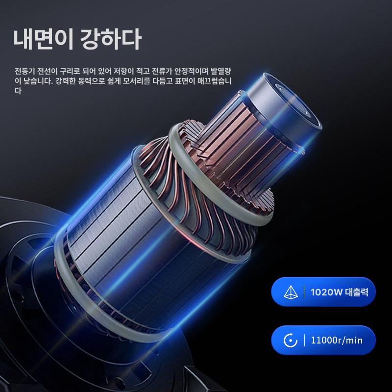 곡선 기계 그라인더 면취기 공압 직선 핸드 - 상세 이미지 3