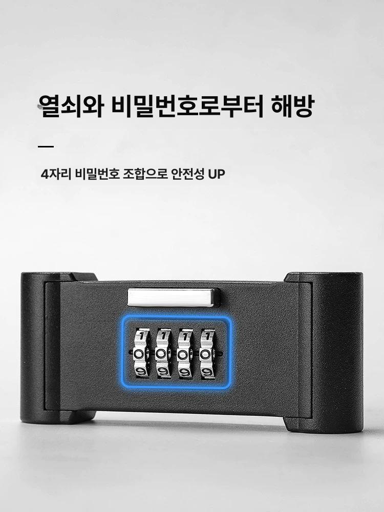 야외용 자물쇠 대형 번호키 패스워드 다이얼록 사물함 보안 도난방지 비밀번호 잠금장치 - 상세 이미지 2