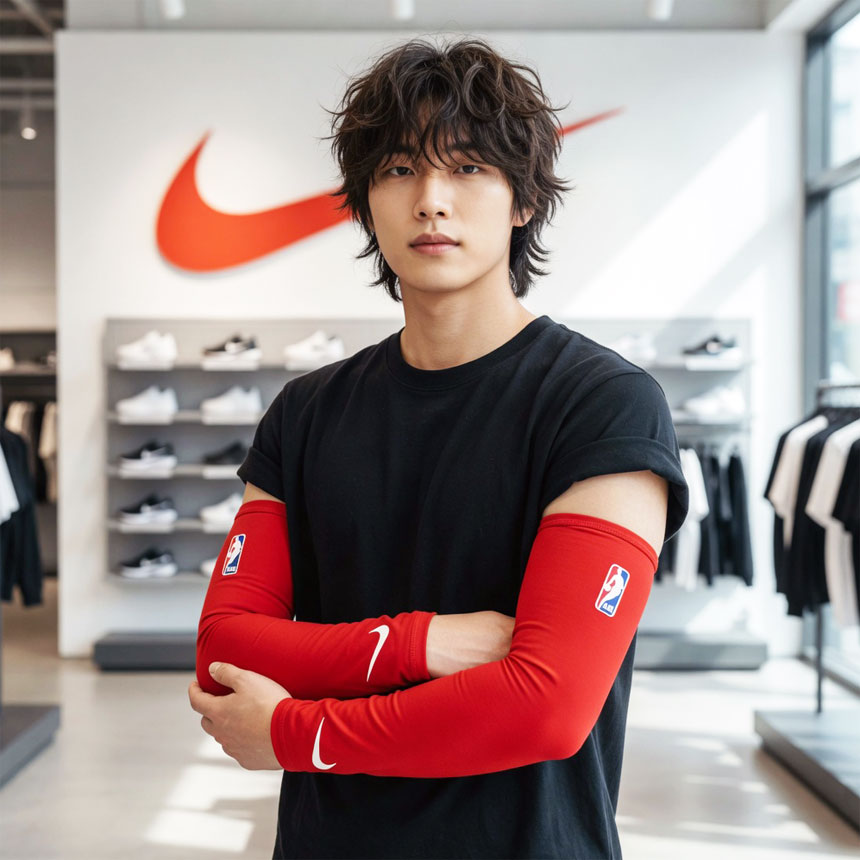 나이키 NBA 엘리트 슈팅 암 슬리브 NB3003-610 / 010 / 101 바스켓볼 팔토시 (레드만 남아있습니다.) 이미지 8