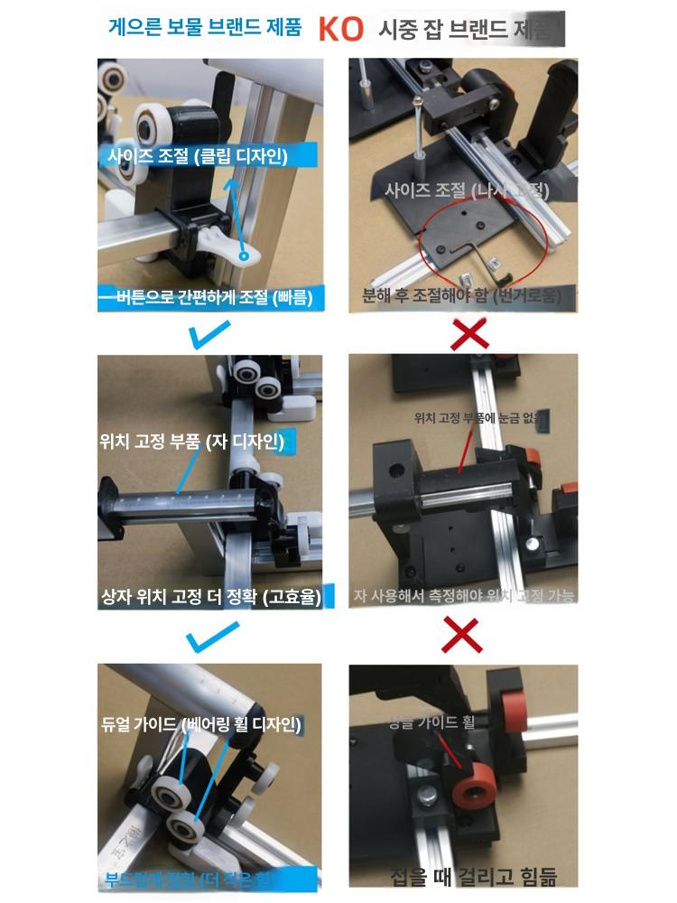 종이박스 접는 오시기기계 카드 제함기 접지기계 폭 손잡이 컬러 선물 종이상자 크래프트 - 상세 이미지 4