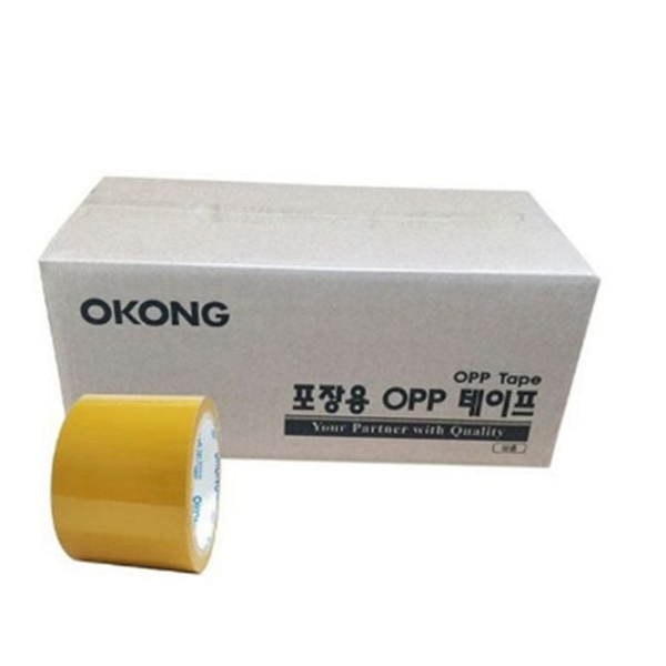 두꺼운 opp 박스 테이프 튼튼한 투명 박스 테이프 75mm - 상품 이미지