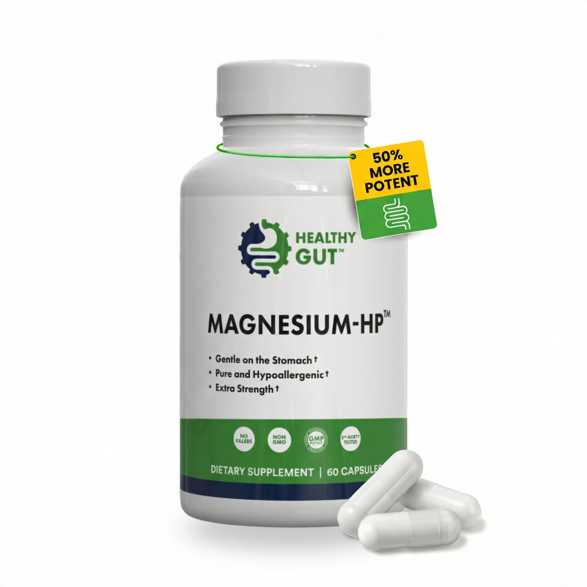 헬시 거트 마그네슘 글리시네이트 180mg 60서빙 - 상품 이미지