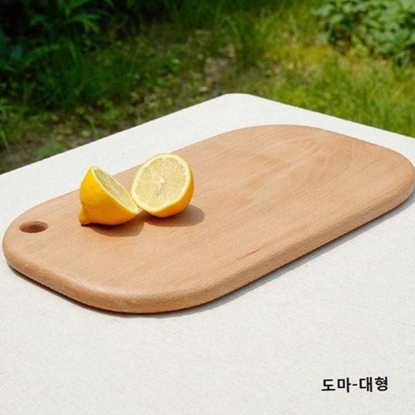 우드 원목 도마 플레이팅 너도밤나무 도마 디자인도마 서빙보드 - 상품 이미지