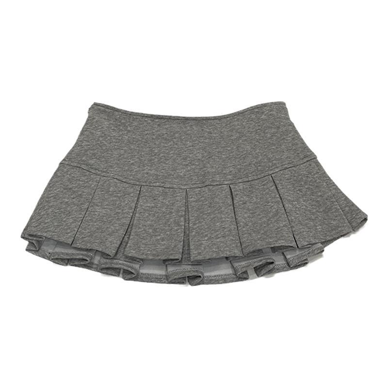 여자 초미니스커트 똥꼬치마 슬림 초미니 슈비코 라인 허리 데님 치마 짧은 한뼘치마 비치 - 상품 이미지