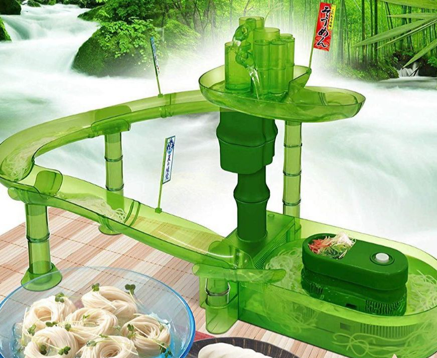 가정용 면기계 수류 냉면 나가시 회전 슬라이드 막국수 소면 조리 - 상품 이미지