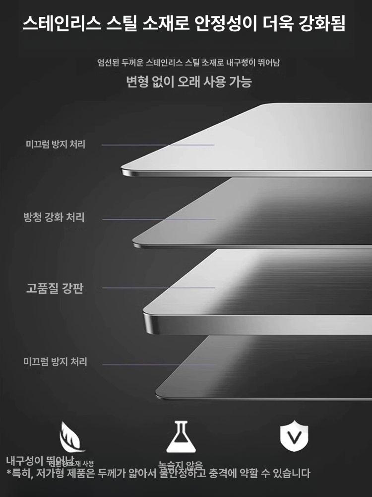렌지 가림막 대형 기름튐 방지 튀김 스텐 곰탕 레인지 화구 젖을 주방 - 상세 이미지 2