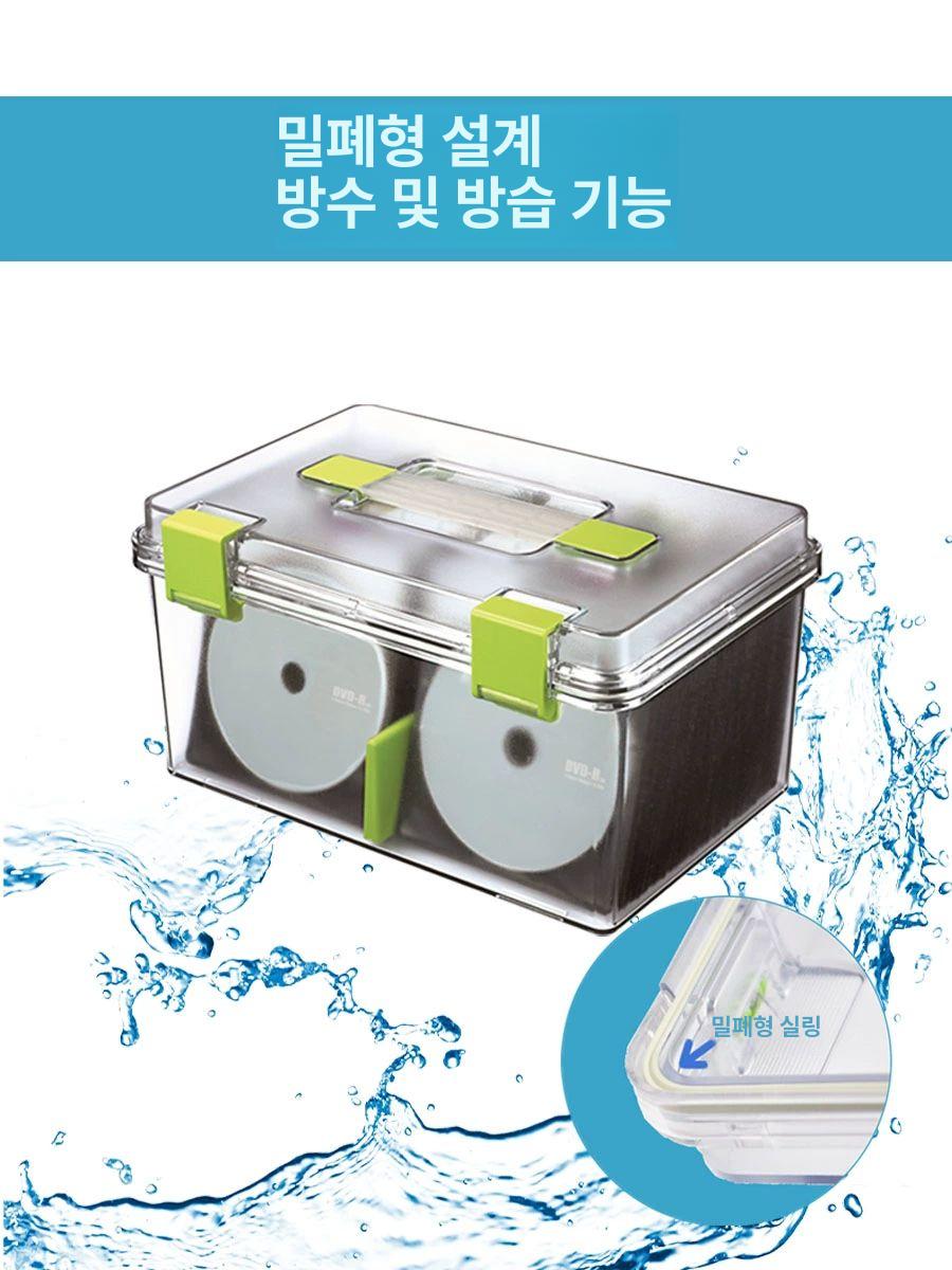 아크릴 CD케이스 씨디 투명 보관함 전시대 수납 랙 정리함 클리어 디스플레이 - 상세 이미지 3