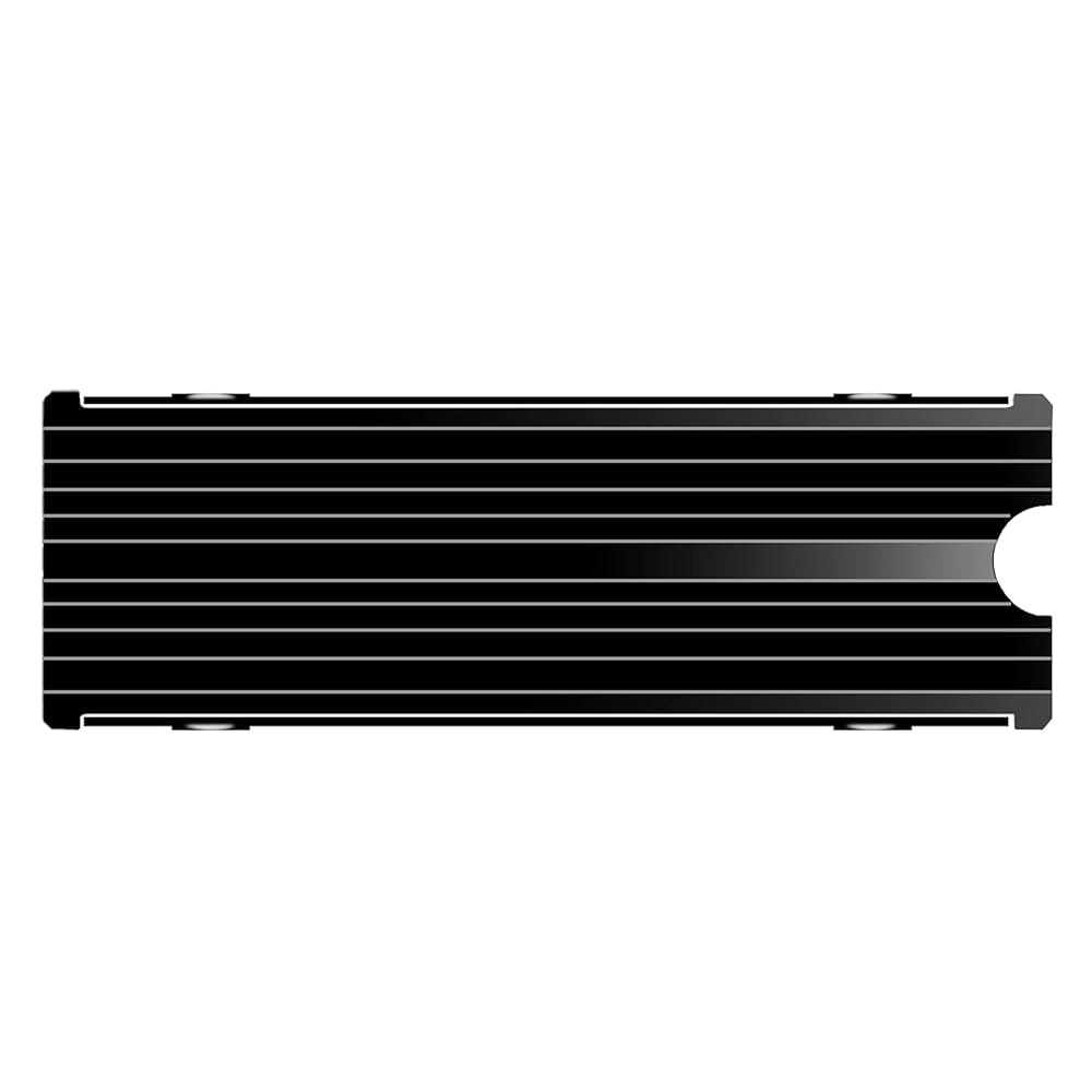 M.2 히트싱크 쿨러 2280 SSD 양면 PS5 / PC PCIE NVME M2 SSD용 써멀 실리콘 패드(블랙 Black - 상세 이미지 2