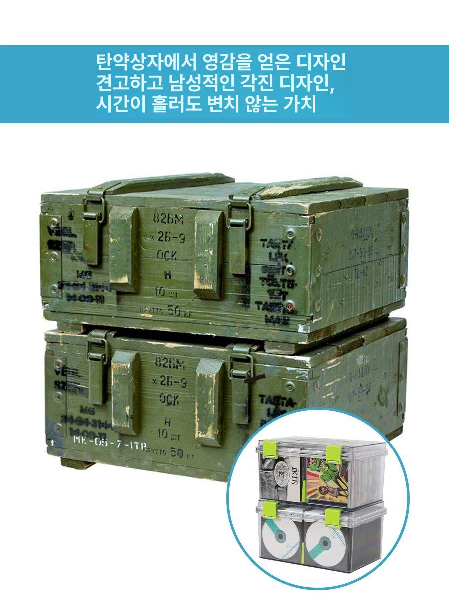 아크릴 CD케이스 씨디 투명 보관함 전시대 수납 랙 정리함 클리어 디스플레이 - 상세 이미지 2