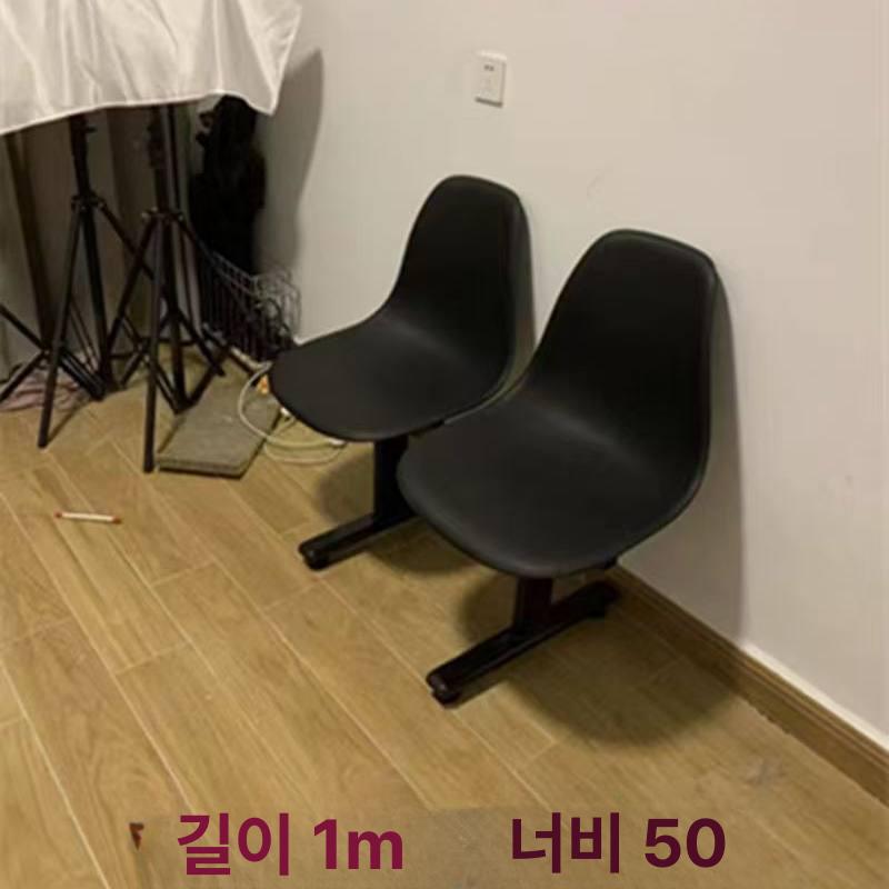 투명 벤치 웨이팅 등받이 대기실 플라스틱 체어 좌석 관람석 야구장 카페용 - 상세 이미지 3