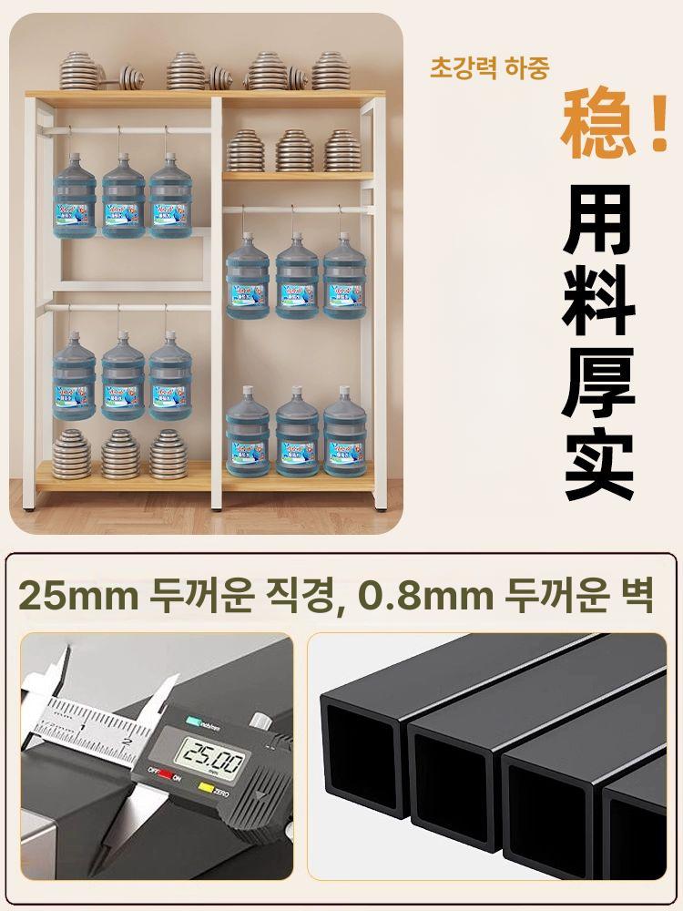 철제 옷걸이 스탠드 조립식 미니 튼튼한 원룸 시스템행거 선반 헹거 스탠드옷걸이 옷걸이행거 - 상세 이미지 4