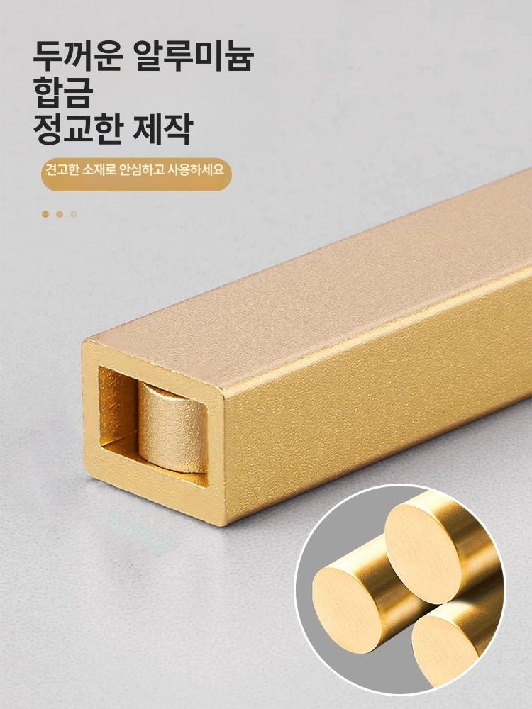 걸쇠 화장실 모던 블랙 잠금장치 오도시 골드 도어락 버클 고리 내로우 탈의실 고급 - 상세 이미지 2