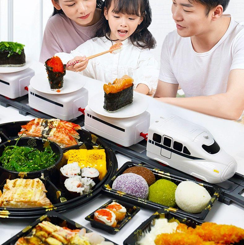초밥 레일 기차 스시트레인 전동 회전초밥기차 - 상품 이미지