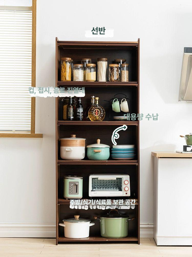 클래식 원목 커피장 그릇장 부엌 진열장 엔틱 찻장 티 장식장 미니 수납 진열 가구 - 상세 이미지 2