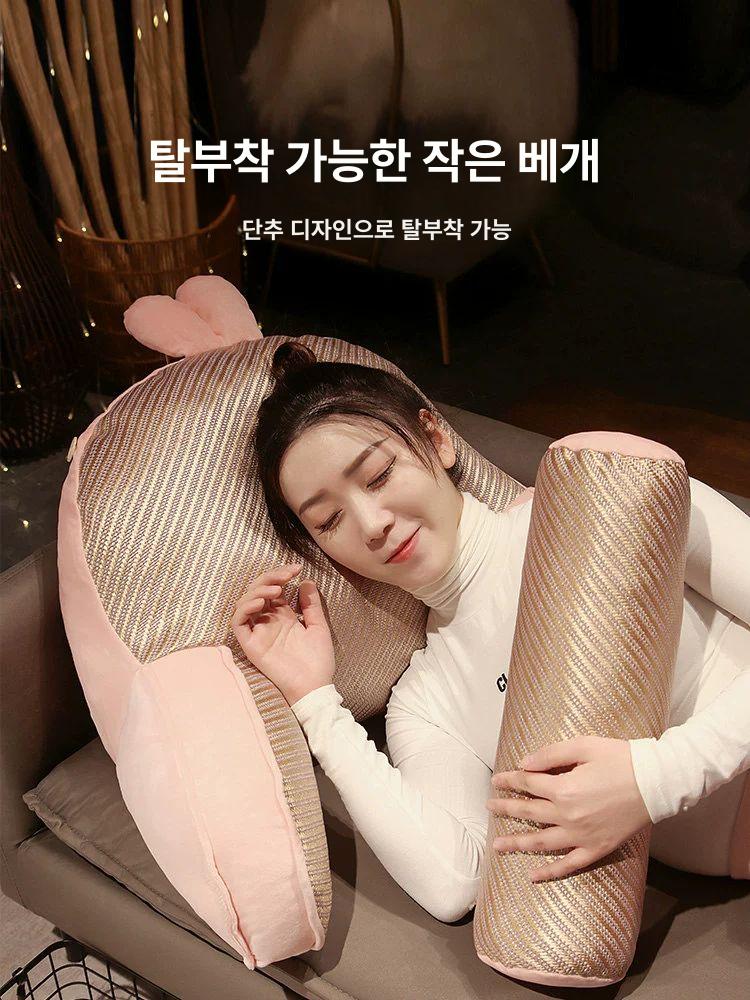 등받이 쿠션 대형 침대 사계절 쇼파 의자 백레스트 등받이 빅사이즈 안락 패드 - 상세 이미지 5