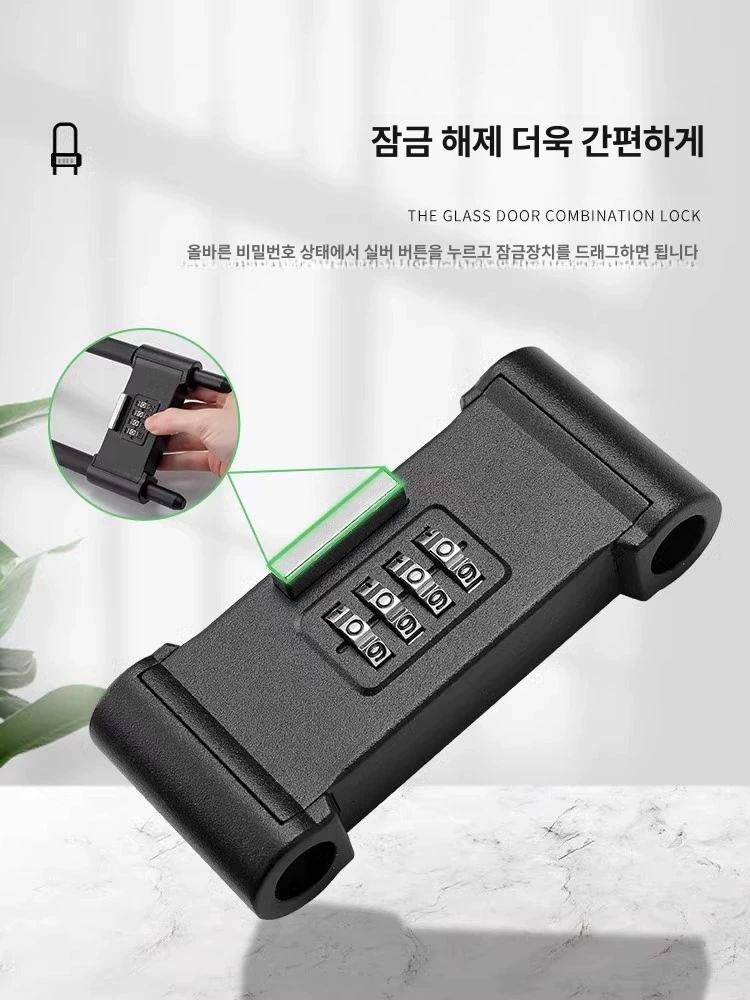 야외용 자물쇠 대형 번호키 패스워드 다이얼록 사물함 보안 도난방지 비밀번호 잠금장치 - 상세 이미지 3