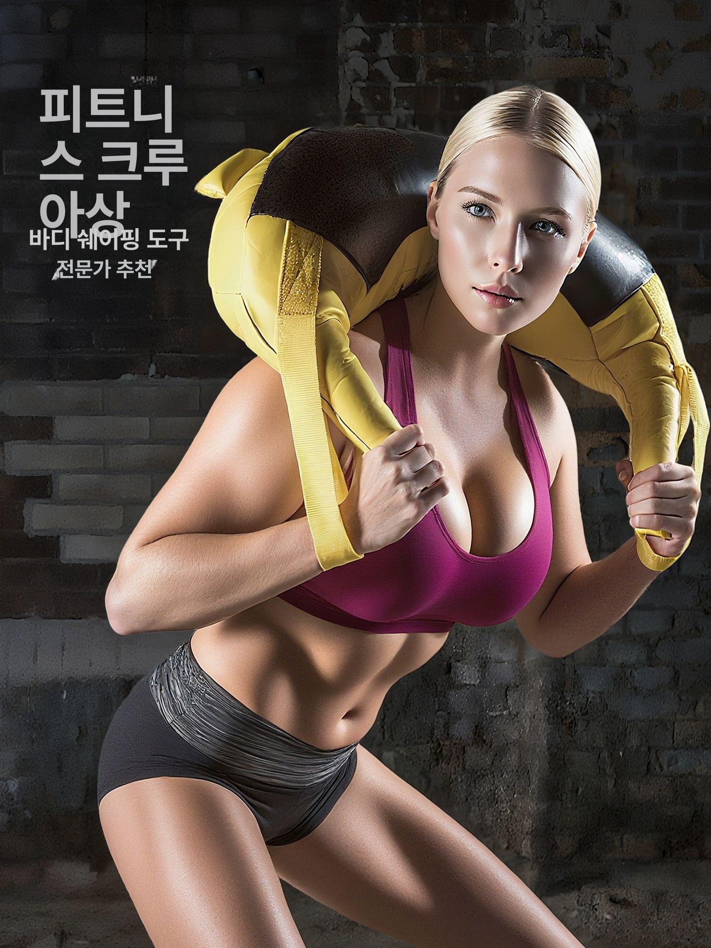 불가리안백 모래주머니 30kg 훈련용 크루아상 홈트 트레이닝 메고달리기 런지 샌드백 - 상세 이미지 5