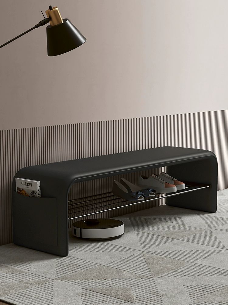 벤치형 신발장 웨이팅의자 현관벤치 슈벤치 수납장 입구 슬림 정리대 폴딩 - 상세 이미지 4