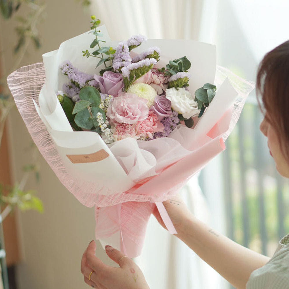 URBAN FLOWER 졸업식 꽃다발 축하 생일 기념일 생화 꽃선물 생화꽃다발 드라이플라워